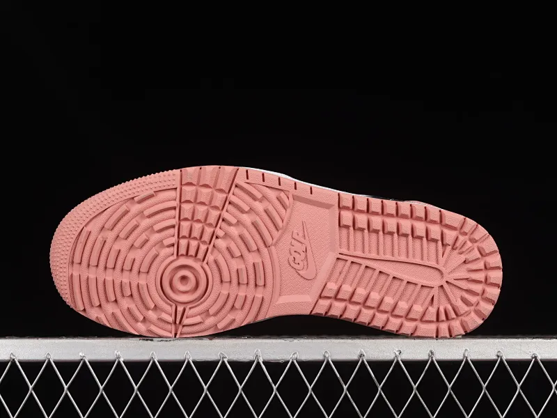 All categories Air Jordan Jordan series basketball shoes Air Jordan 1 Low G version pure original Air Jordan 1 Low Golf "Rust Pink" AJ1 Joe 1 new golf version black and white pink DD9315-106